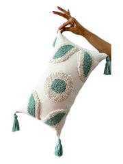 Funda de Cojín Boho Menta Villarrica Rectangular