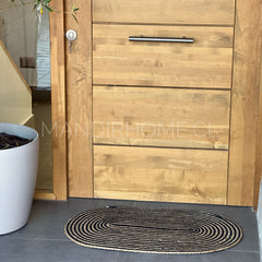 Limpiapiés Yute y Trapillo 80x50cms