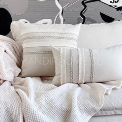 Funda de Cojín Aurora Crudo Rectangular