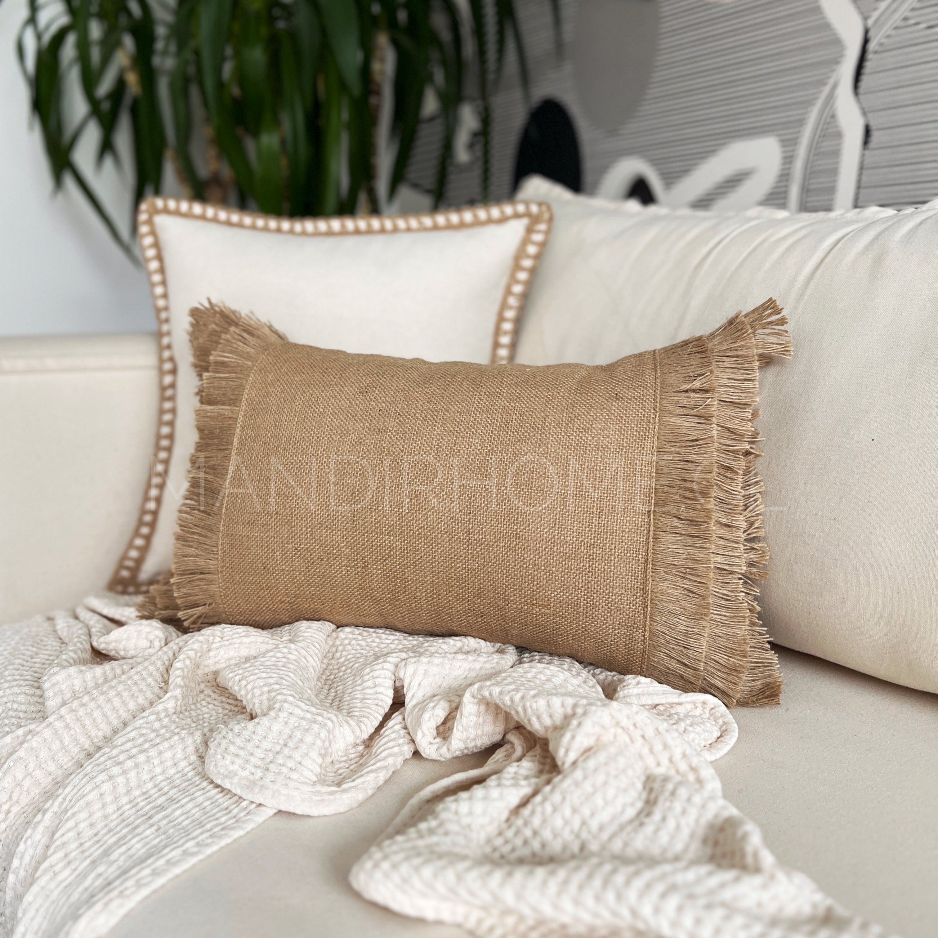 SET 2 NATURAL LINO ARPILLERA YUTE + REGALO