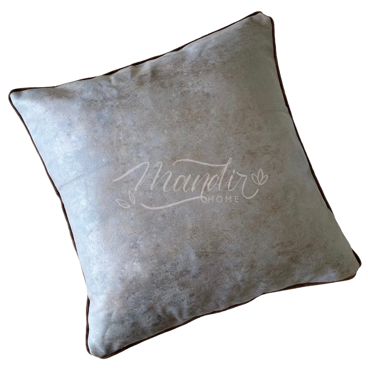 ¡Queda 1! Funda Cojín Eco Cuero Azul