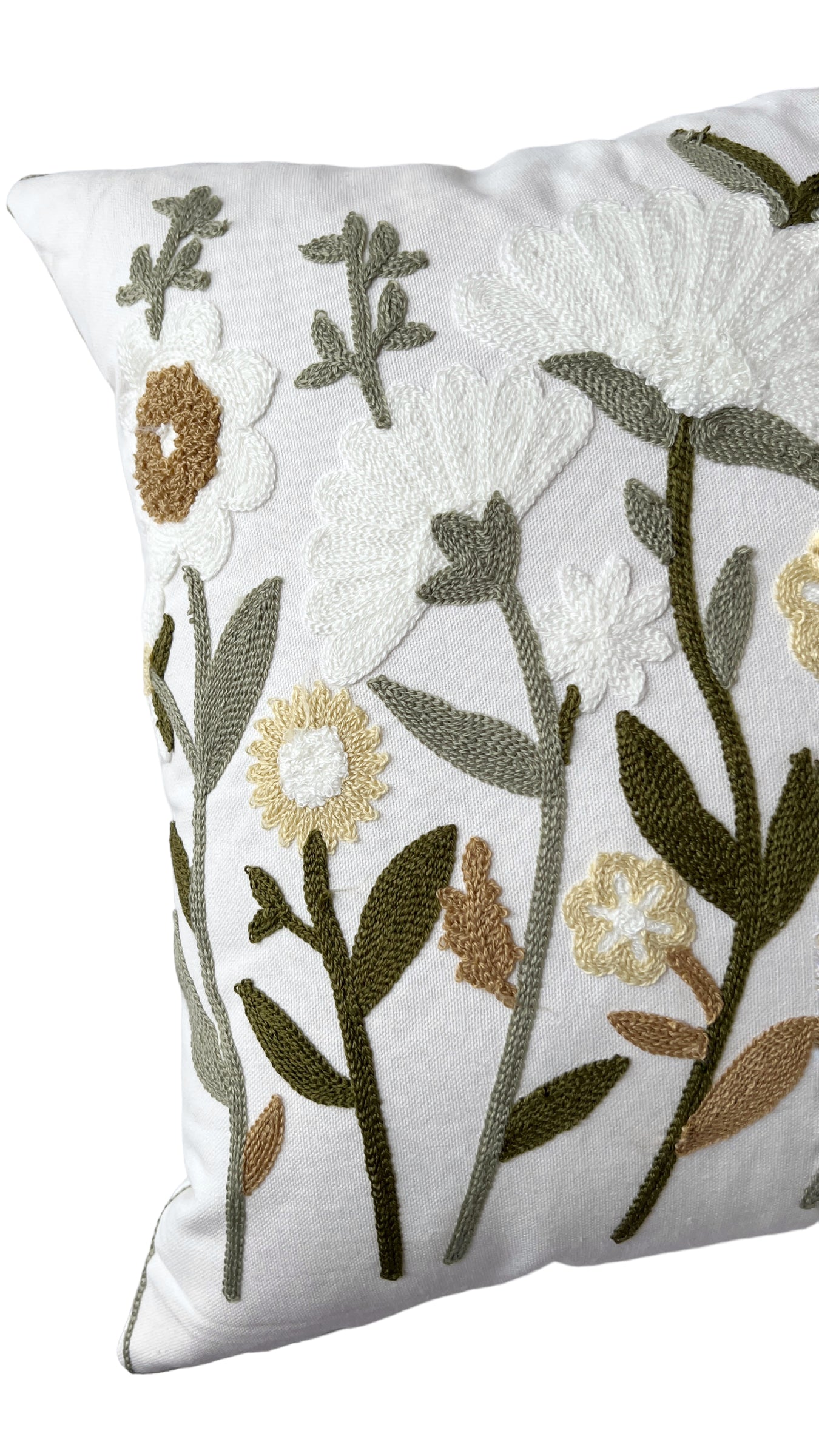 Funda de Cojín Bordado Maite 45x45cms lo