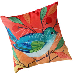 Funda de Cojín Estampado Art Ave Naranjo