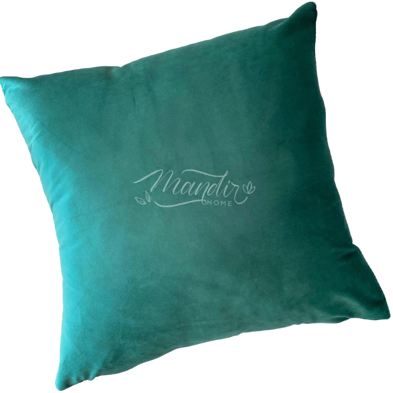 ¡Queda1! Funda de Cojín Velvet Liso Verde Esmeralda