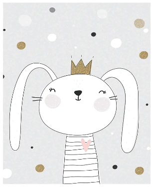 Alfombra Vinílica La Coneja 110x140cms/ A PEDIDO