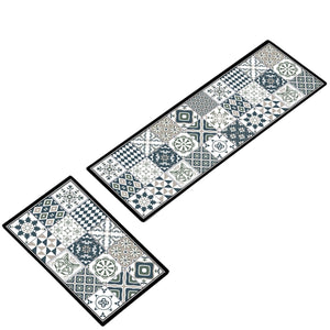 ¡NEW! Set Alfombras de Cocina Vintage Mar y Arena Antideslizante y Absorbente
