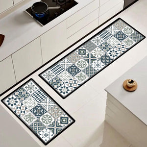 ¡NEW! Set Alfombras de Cocina Vintage Mar y Arena Antideslizante y Absorbente