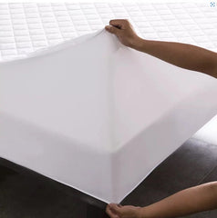 Cubre Colchón Impermeable 1,5p + Funda de Almohada