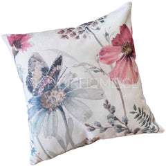 Funda de Cojín Estampada Mariposa Vintage 45x45cms