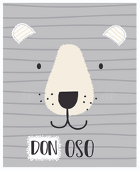 Alfombra Vinílica Don Oso 110x140cms/ A PEDIDO