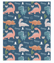 Alfombra Vinílica Dino Roar! 140x160cms/ A PEDIDO