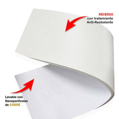 Alfombra Vinílica Hindu Negro 220x140cms/ A PEDIDO