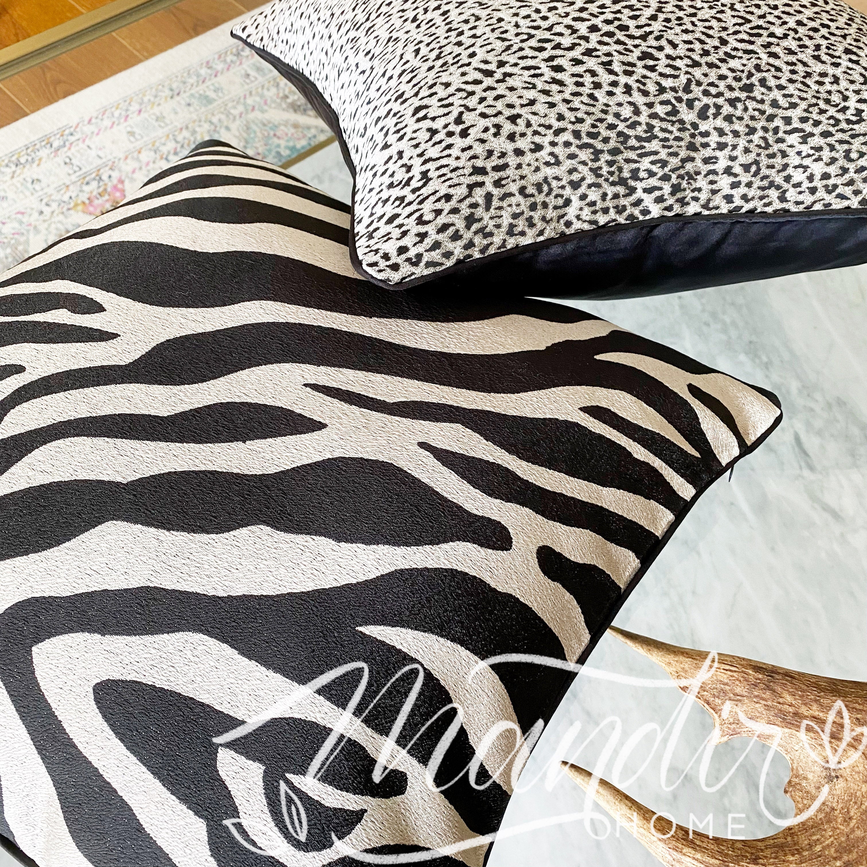 ¡Queda 1! Funda de Cojín Madagascar Leopardo Raso