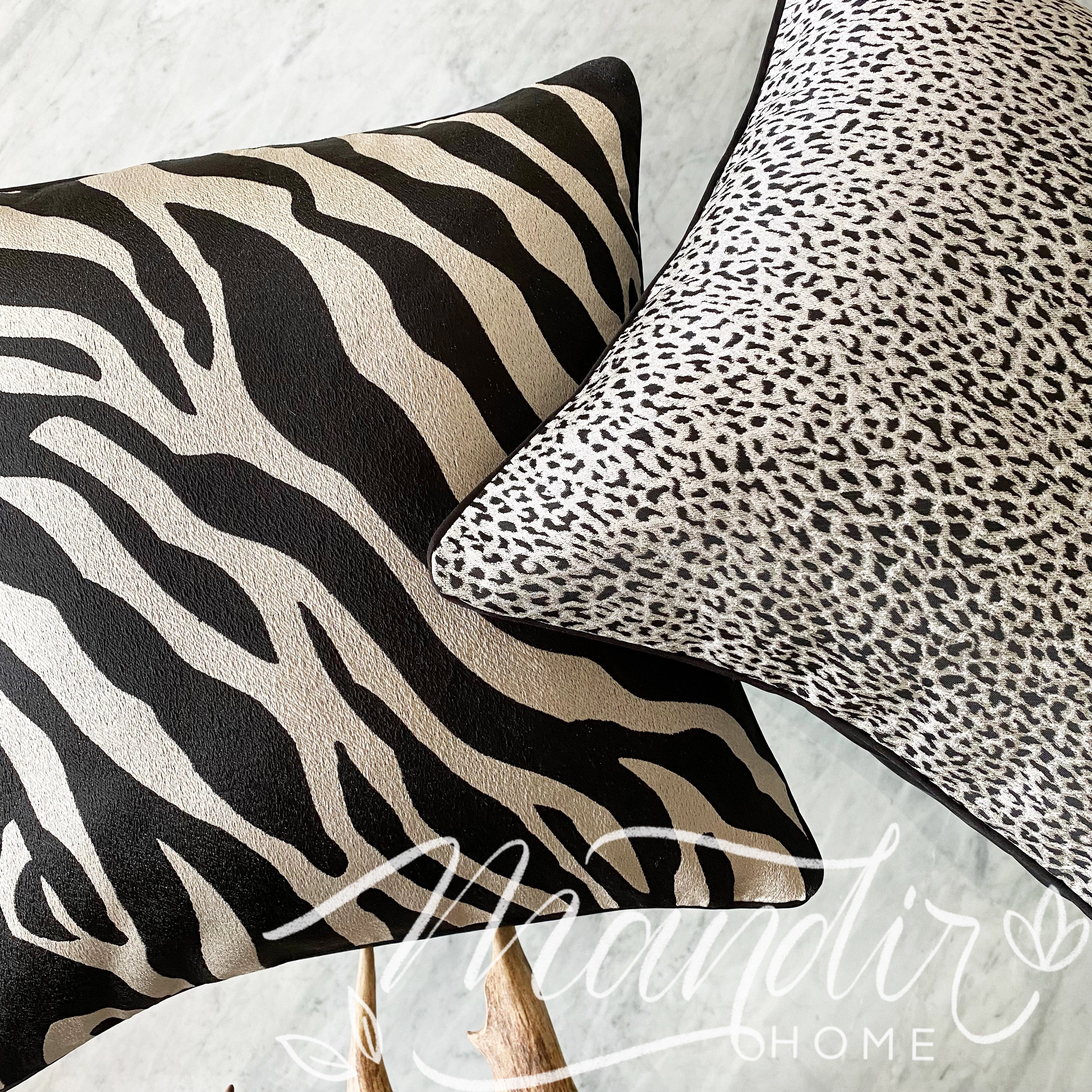 ¡Queda 1! Funda de Cojín Madagascar Leopardo Raso