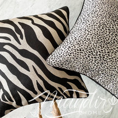 ¡Queda 1! Funda de Cojín Madagascar Leopardo Raso