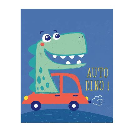 Alfombra Vinílica Auto Dino 110x140cms/ A PEDIDO