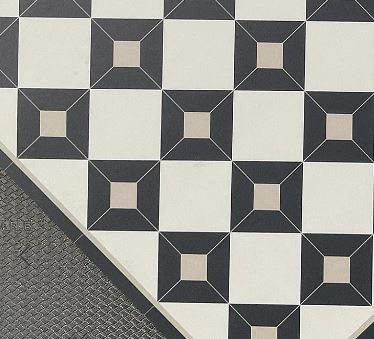 Alfombra Vinílica Dama Vintage 220x140cms/ A PEDIDO