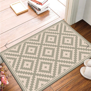 Alfombra Vinílica Rombo Ceniza 70x50cms
