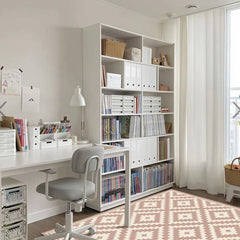 Alfombra Vinílica Rombo Rosado Pastel 220x140cms/ A PEDIDO