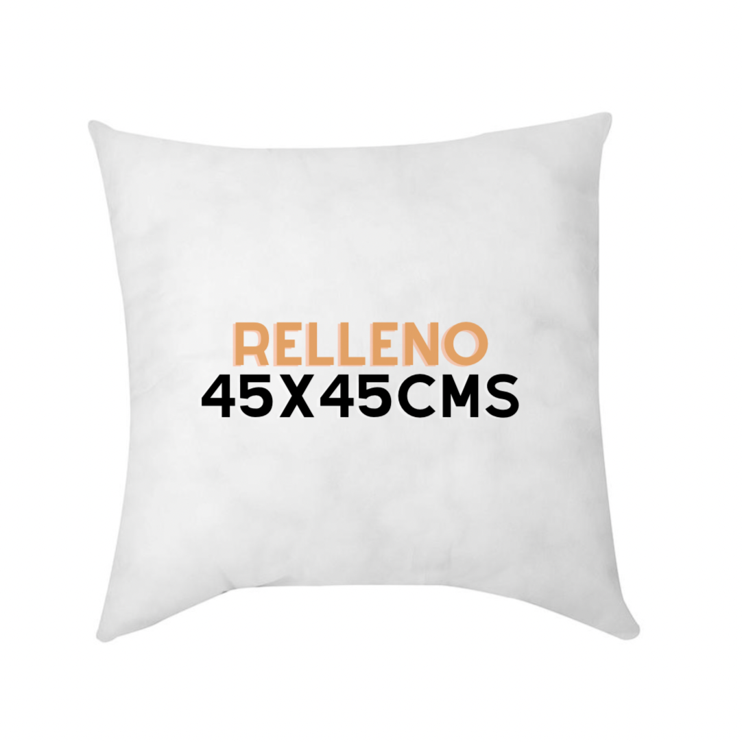 Relleno cuadrado premium 45X45cms 465 gr.