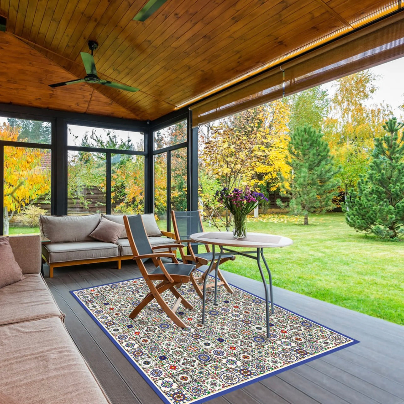 Alfombra Vinílica Azulejo Española 220x140cms/ A PEDIDO