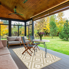 Alfombra Vinílica Rombo Arena 220x140cms/ A PEDIDO