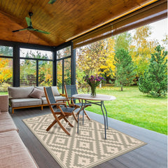 Alfombra Vinílica Vintage Rombo Ceniza 220x140cms/ A PEDIDO