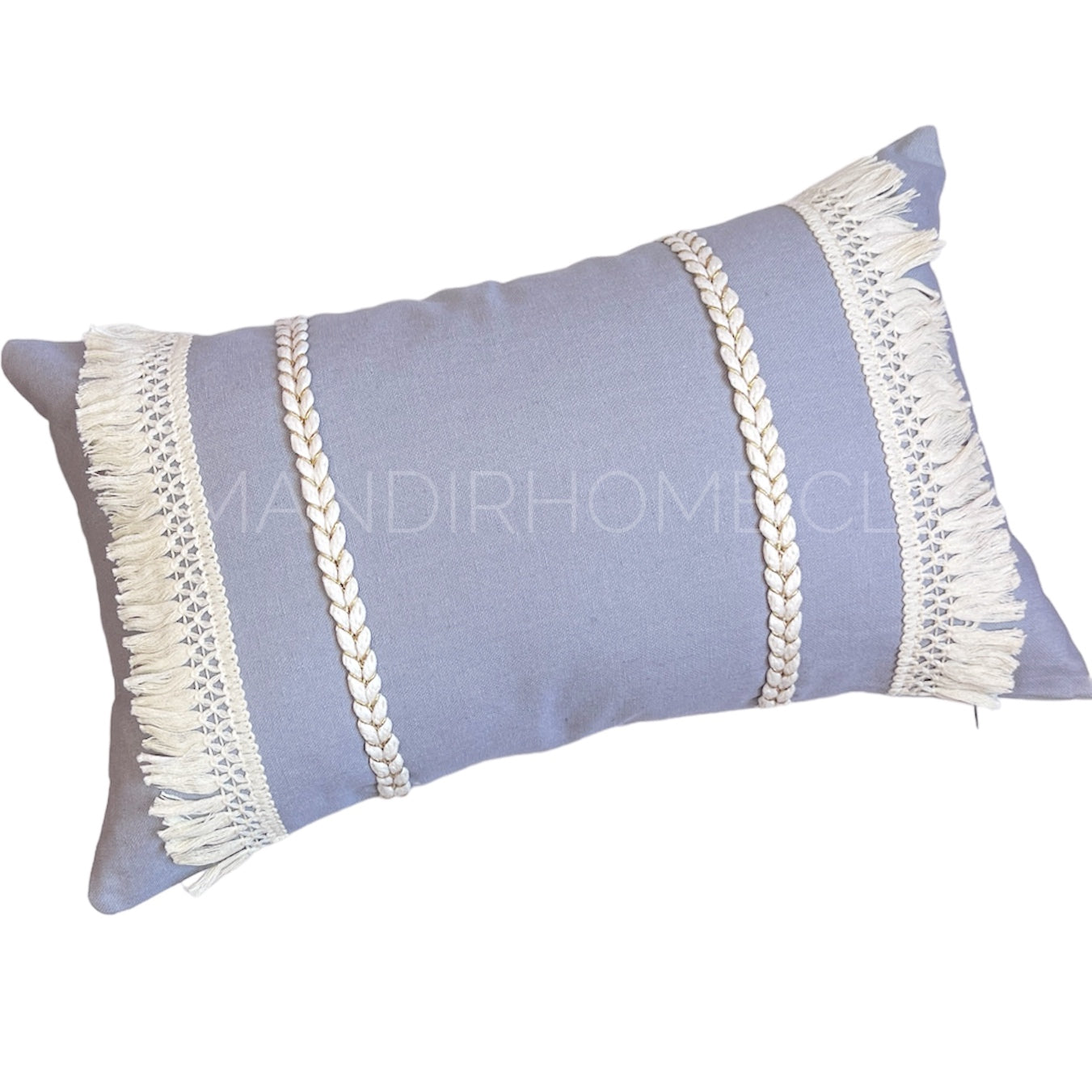 Funda de Cojín Aurora Gris Rectangular