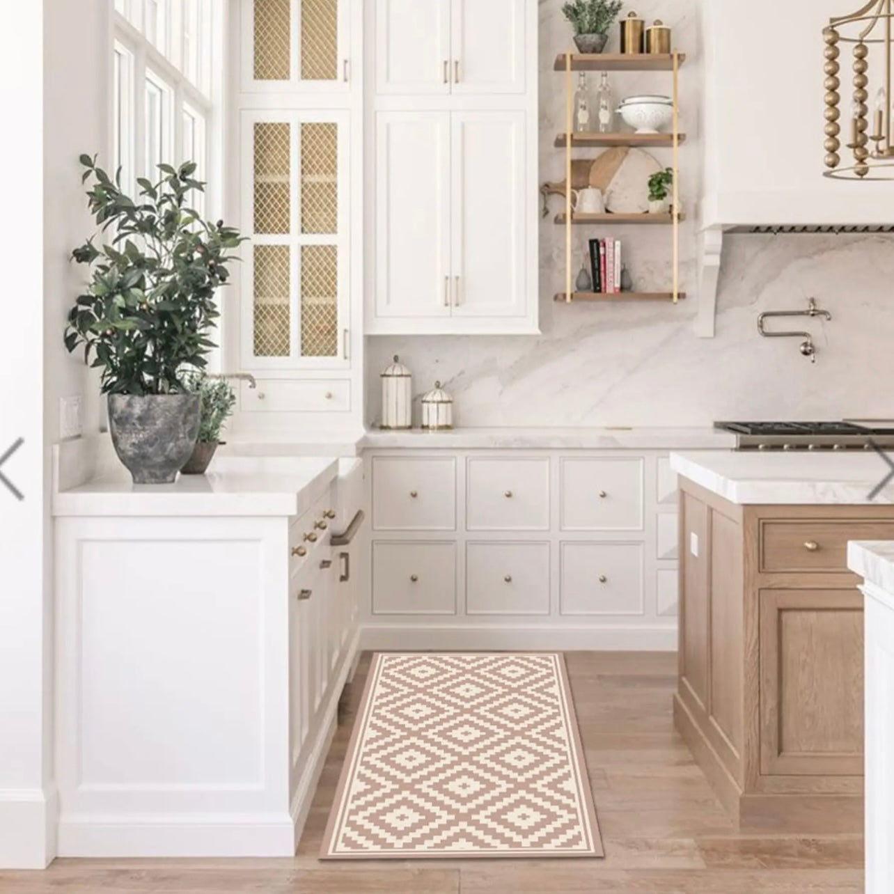 Alfombra Vinílica ROMBO ROSA 100X70cms