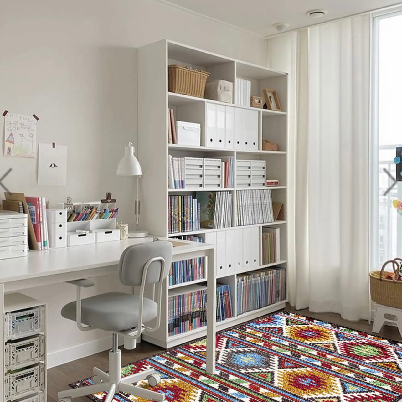 Alfombra Vinílica Estilo Kelim 220x140cms/ A PEDIDO