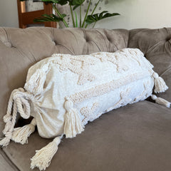 ¡Queda 1! Funda de Cojín Boho Caramelo 60x30cms