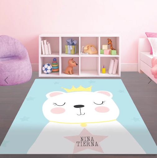 Alfombra Vinílica Niña Tierna 110x140cms/ A PEDIDO