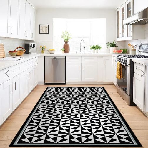 Alfombra Vinílica Pirámide Black 220x140cms/ A PEDIDO