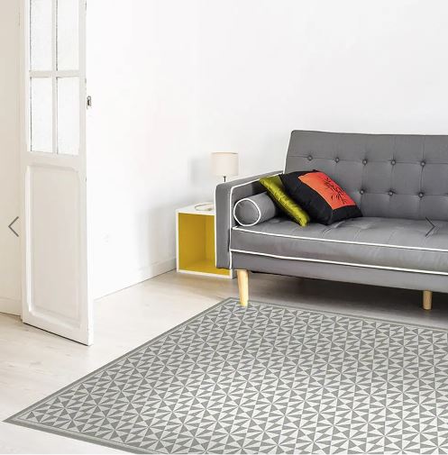 Alfombra Vinílica Pirámide Grey Mist 220x140cms/ A PEDIDO