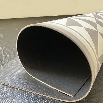 Alfombra Vinílica Pirámide Grey Mist 220x140cms/ A PEDIDO